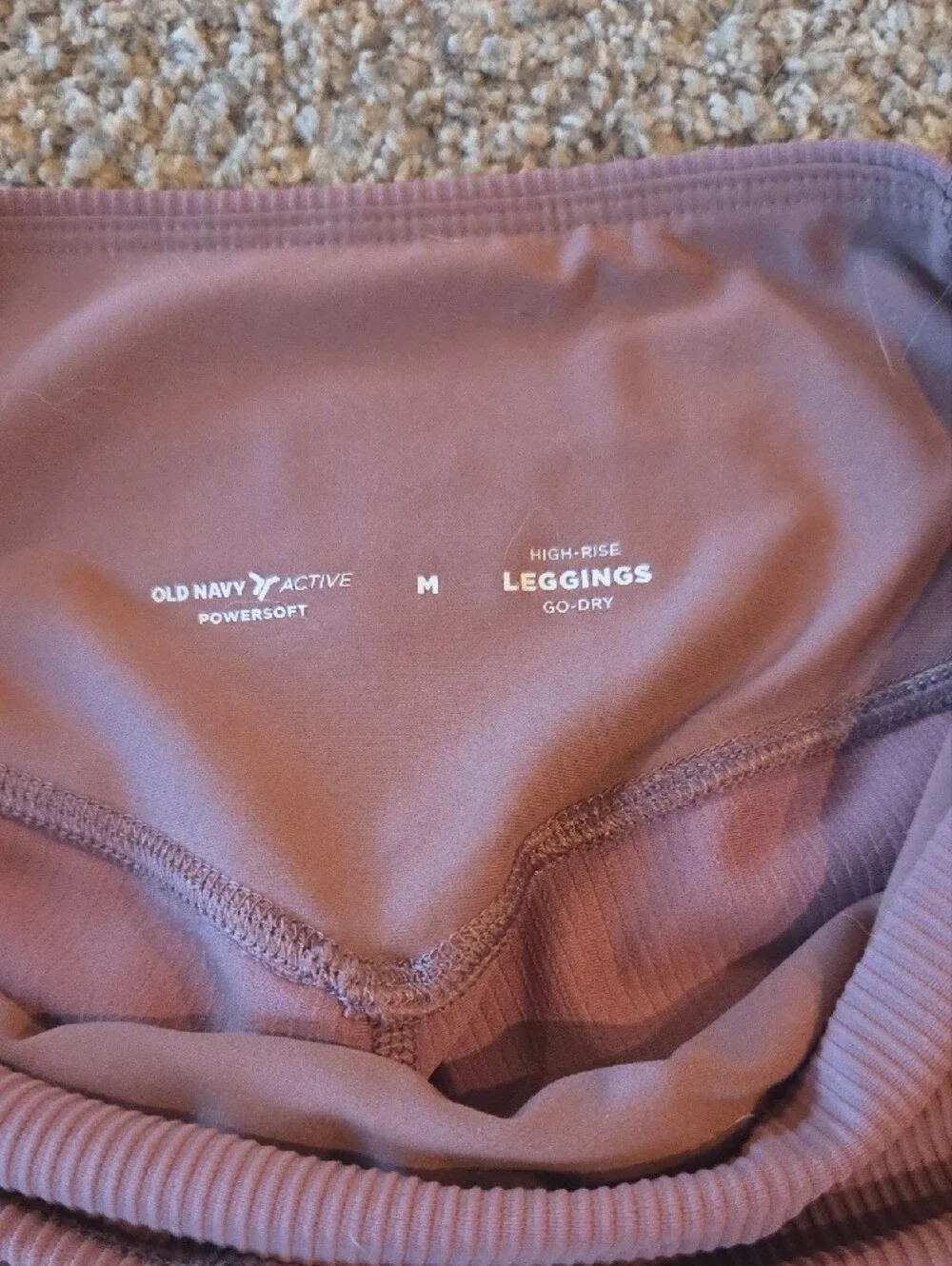 Old Navy Mauve Ribbed Kids Leggings
